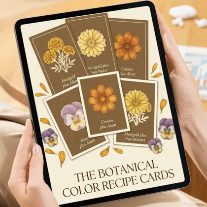 Bonus 3: The Botanical Color Recipe Cards